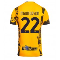 Dres Inter Milan Henrikh Mkhitaryan #22 Rezervni 2024-25 Kratak Rukav